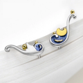 Van Gogh Starry Night inspired Earring