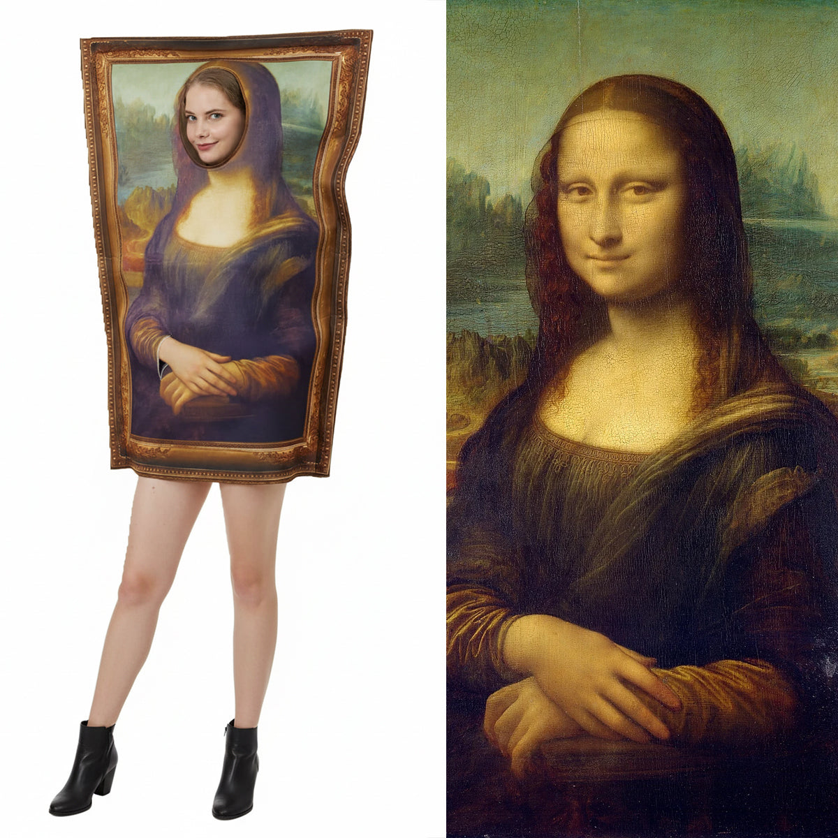 Mona Lisa & The Scream Halloween Costumes