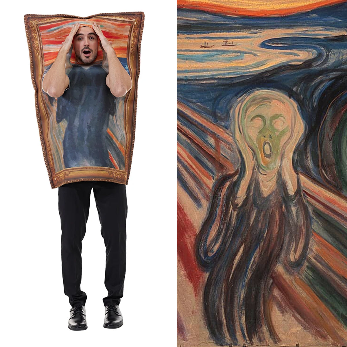 Mona Lisa & The Scream Halloween Costumes