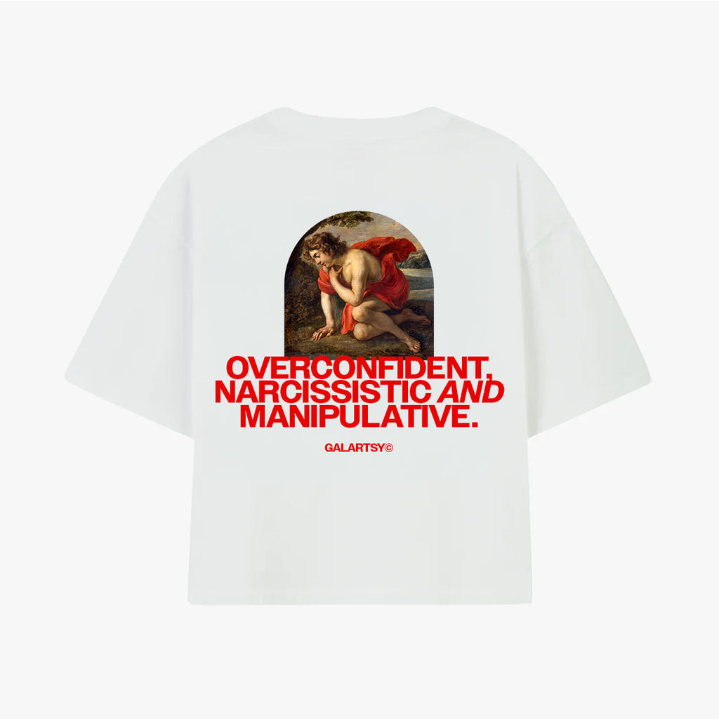 Overconfident, Narcisstic & Manipulative.