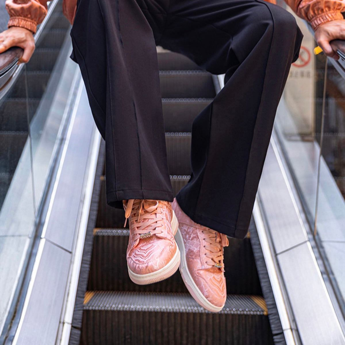 Nihonga inspired Silk Sneakers