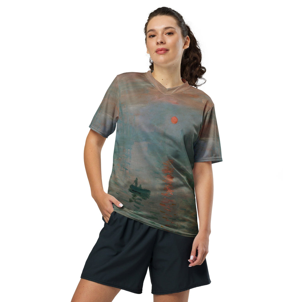 Claude Monet Impression, Sunrise unisex sports jersey