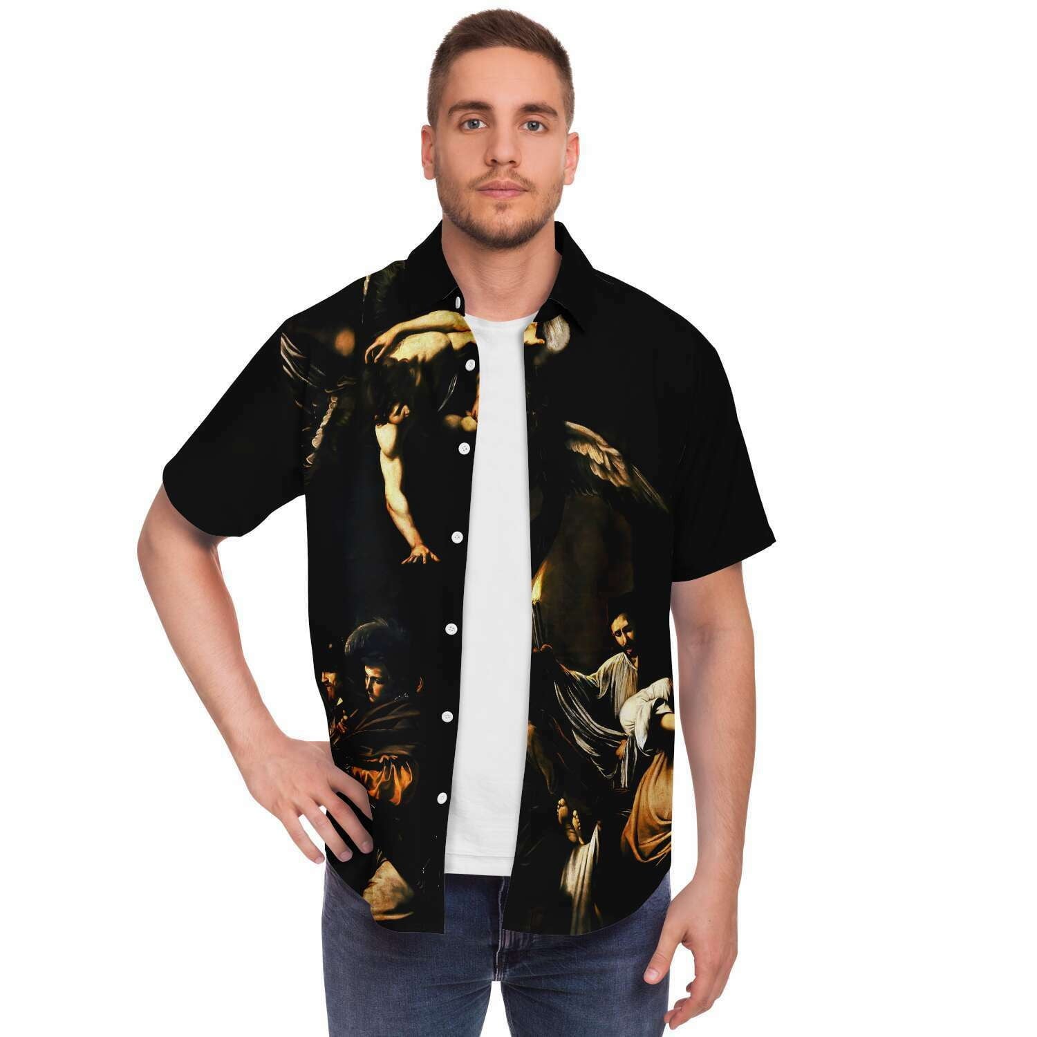 SEVEN WORKS OF MERCY BUTTONED SHIRT