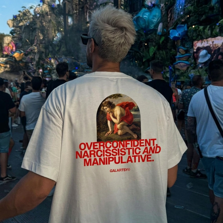 Overconfident, Narcisstic & Manipulative.