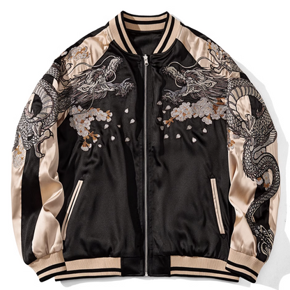 Obsidian Bloom Reversible Sukajan Jacket