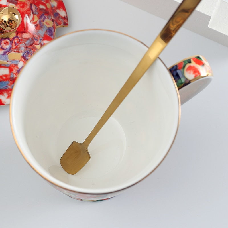 Gustave Klimt Tea cup with lid