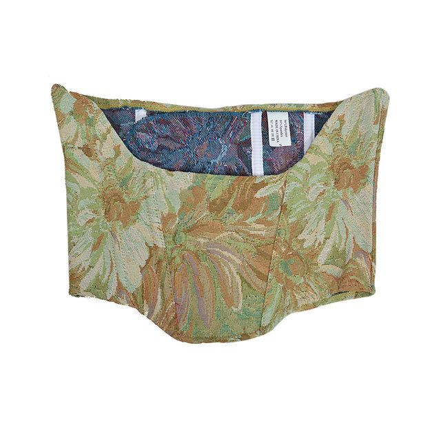 Vintage impressionist floral Underbust Corset