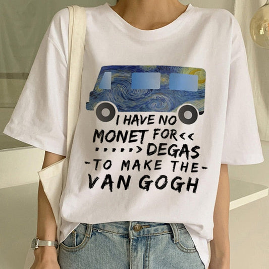 No Monet for DEGAS to make the VAN GOGH t-shirt